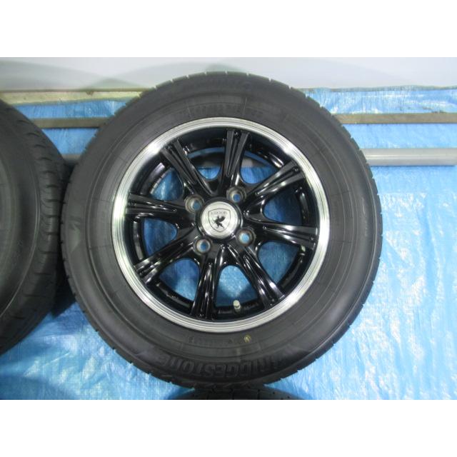 145/80R13 夏タイヤ バランス済 BRIDGESTONE BROOK 13インチ 4B 4H/100