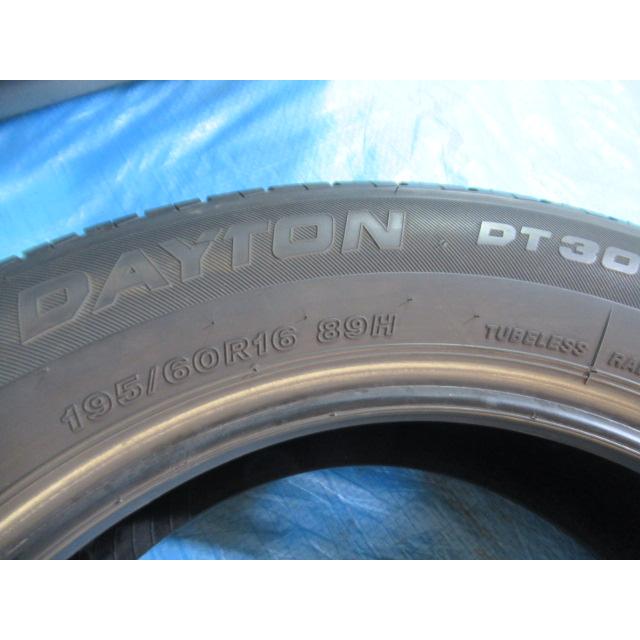 195/60R16 89H 夏タイヤ BRIDGESTONE DAYTON DT30 エア漏点検済 極上