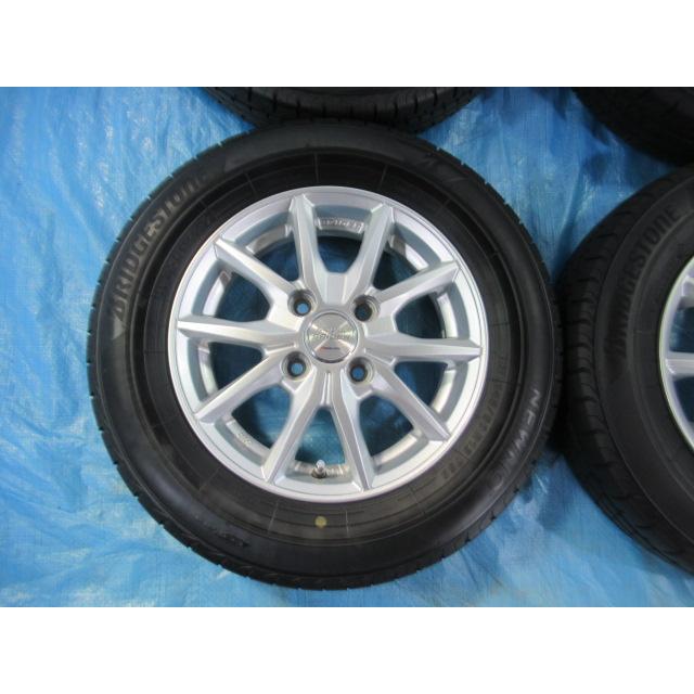 145/80R13 夏タイヤ バランス済 BRIDGESTONE MANARAY 13インチ 4B 4H