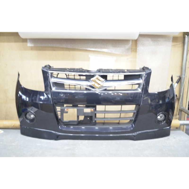 パレット XS 前期(MK21S) 純正 フロントバンパー グリル フォグランプ