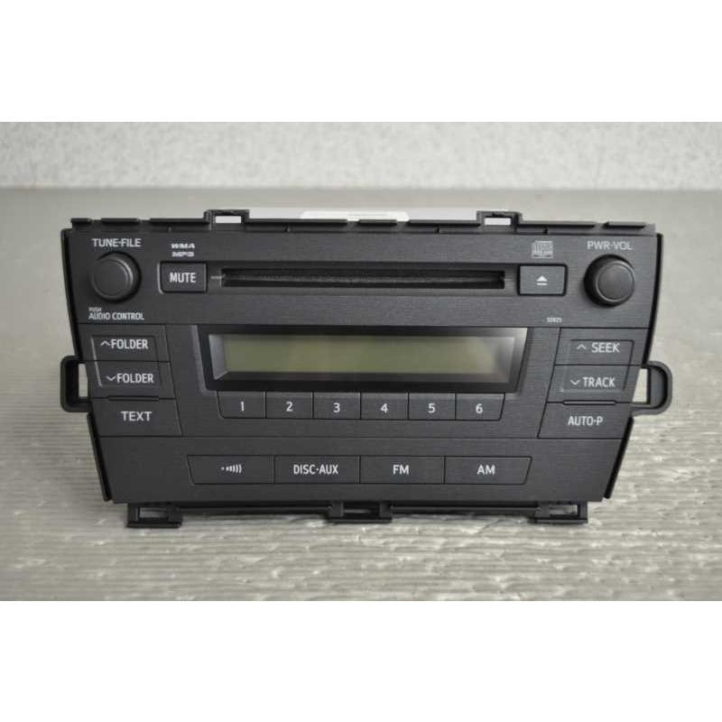 【新車外し】30プリウス 純正オーディオ CD 86120-47530 動作保証 30 プリウス S 前期 (ZVW30) 純正 破損無 動作保証 CDプレーヤー