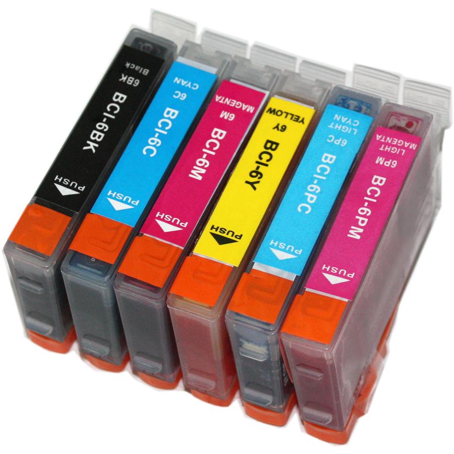 PIXUS BJ 895PD インク キャノン プリンター BCI-6 6色セット Canon