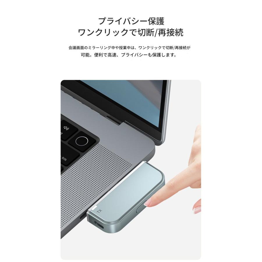 ミラーリング ワイヤレスhdmi Type-C 無線送受信機セット 2026年最新版