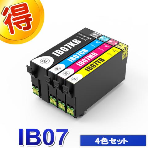 エプソン（EPSON） IB07CL4B IB07B プリンターインク 4色セット 互換