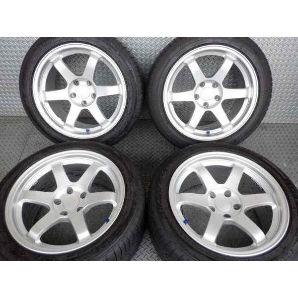 RAYS レイズ VR TE37 TE37C 鍛造 17インチ 9J +15 5穴 PCD114.3 美品