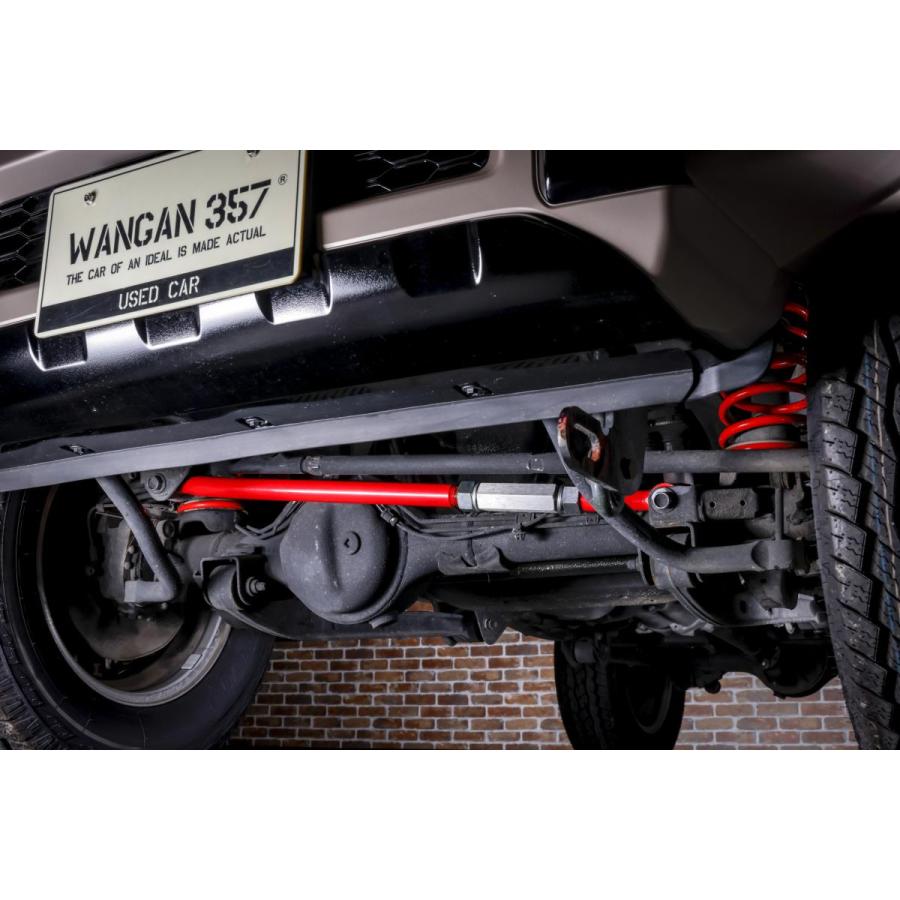 WANGAN357 ジムニー シエラ JB64W JB74W ラテラルロッド 前後セット フロント リア 調整式 ターンバックル リフトアップ 車高アップ_7