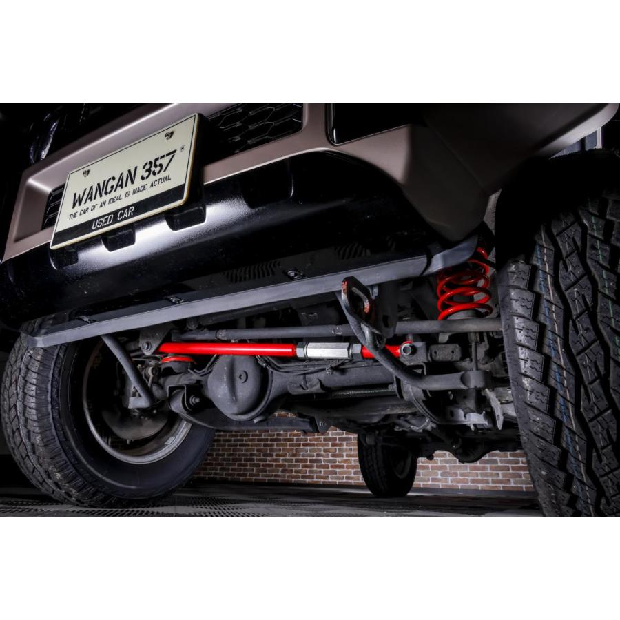 WANGAN357 ジムニー シエラ JB64W JB74W ラテラルロッド 前後セット フロント リア 調整式 ターンバックル リフトアップ 車高アップ_8