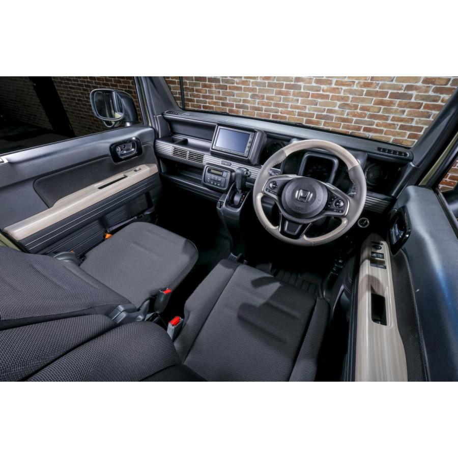 JJ1 JJ2 N-VAN Nバン 白木目ウッド 木目調 ウッドコンビ ステアリング