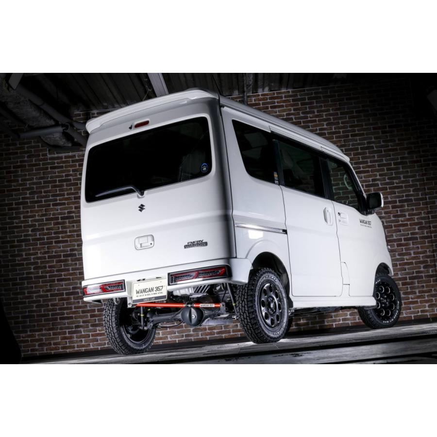 WANGAN357 DA17V DA17W エブリイ ワゴン エブリー バン ショートバンパー センサー穴加工済み リアハーフバンパー DA17Wライト対応 |  | 03