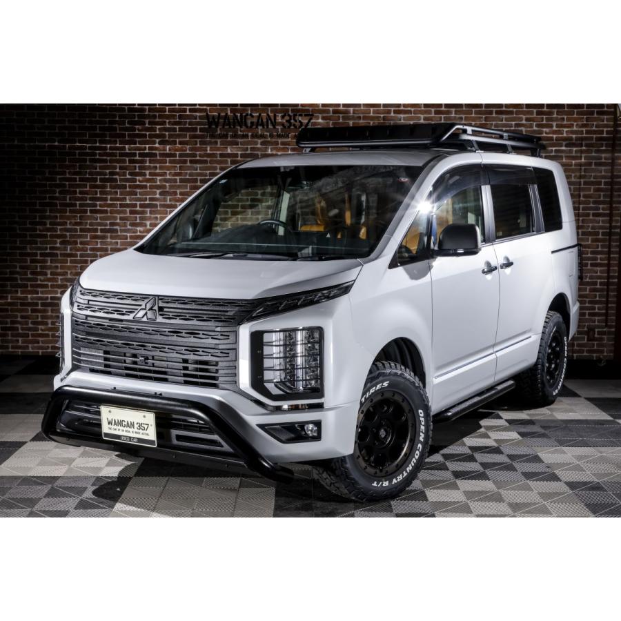 フロントガードバー CV1W デリカD5 後期 WANGAN357 グリルガード 塗装品 |  | 02