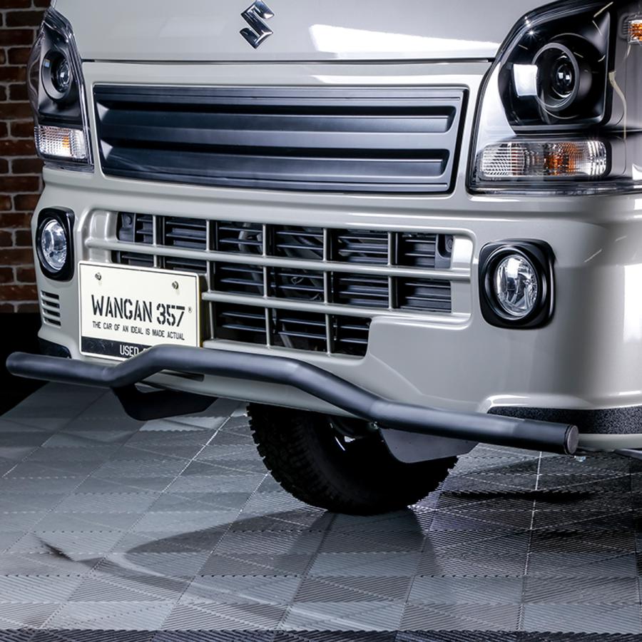 WANGAN357 フロントガードバー スズキ キャリイ スーパーキャリイ