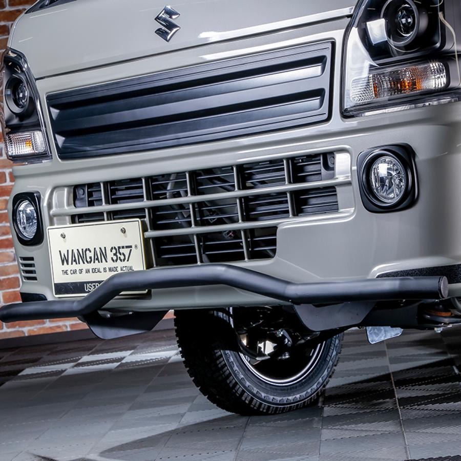 WANGAN357 フロントガードバー スズキ キャリイ スーパーキャリイ
