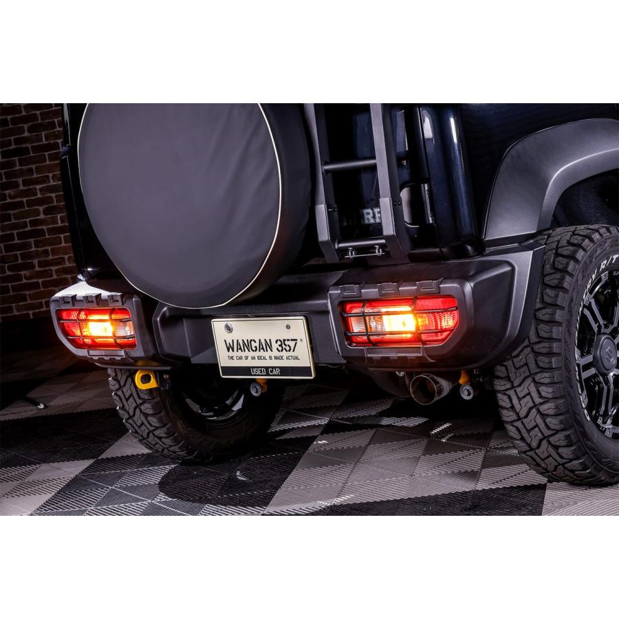 WANGAN357 JB74W ジムニー シエラ テールライトガードバー
