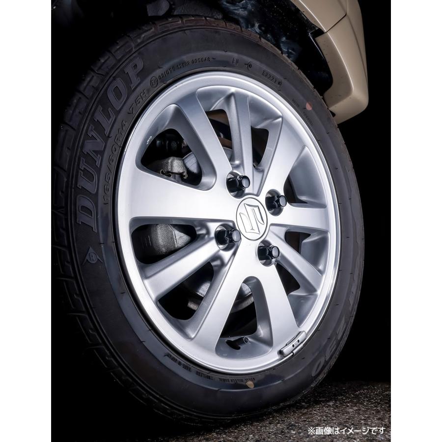 Natページ 新品 WANGAN357 ホイールナット 袋タイプ 黒 ブラック スチール 17HEX