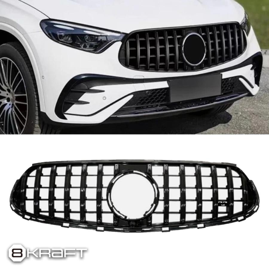AMG フロントグリル ブラック 8KRAFT パナメリカーナグリル ブラック ブ GT GRILLE AMG メルセデス