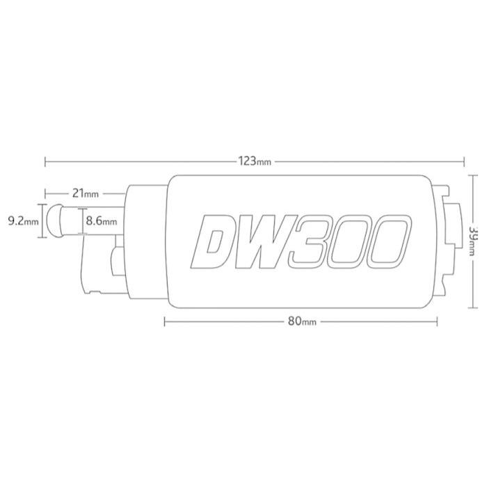 ☆Deatschwerks 燃料ポンプ DW300シリーズ 容量:340L/h 大容量燃料