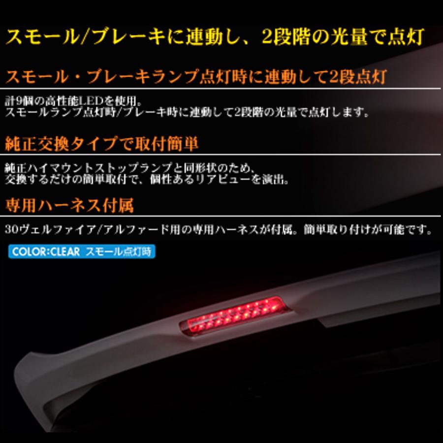 GARAX(ギャラクス) LEDハイマウントストップランプ 30