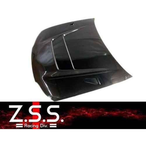 Z.S.S. S15 シルビア カーボン ボンネット 2連 ダクト付 艶有