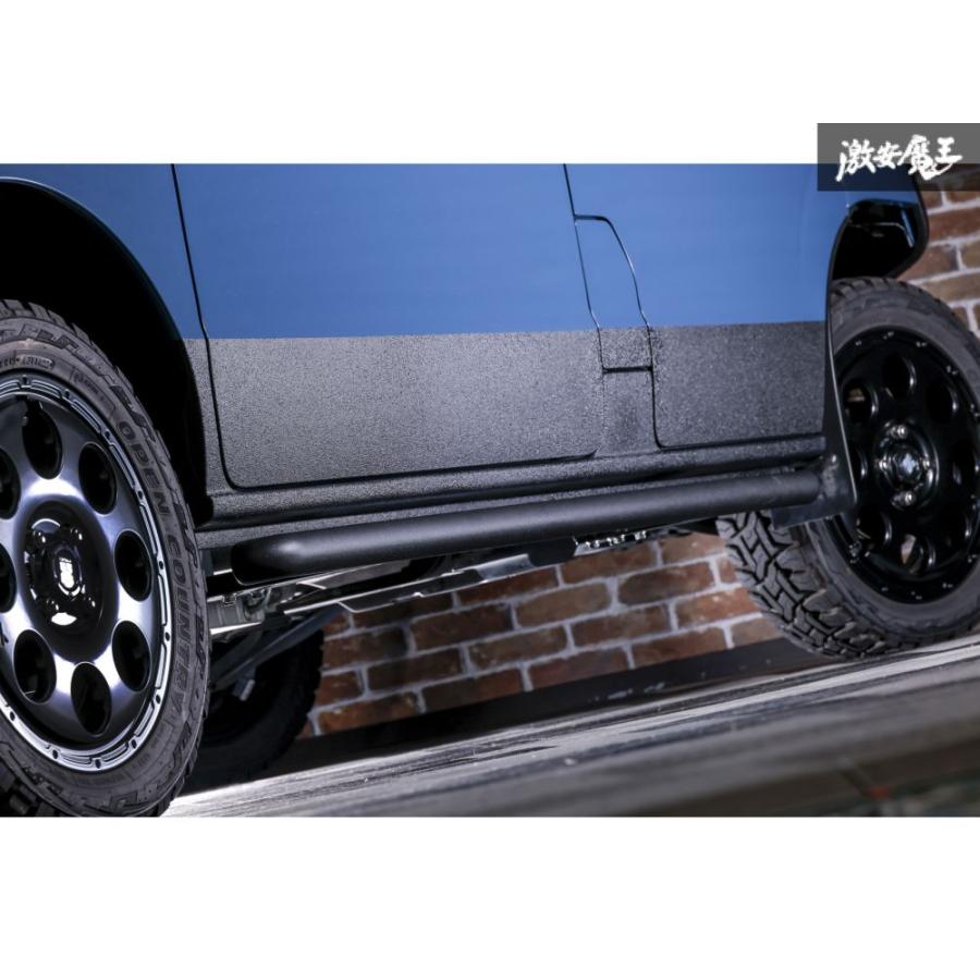 ジャンク‼︎ エブリィ ワゴンDA17W サイドステップ　ブラック左右 WANGAN357 DA17V DA17W エブリイワゴン エブリーバン サイドバー
