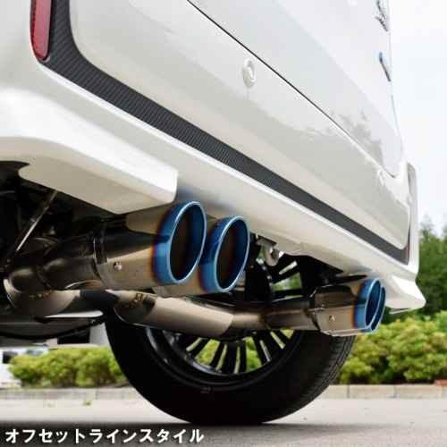 □ロッソモデロ マフラー スペーシアカスタム ギア MK53S ハイブリッド