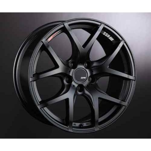 SSR GTV03 18インチ 8.5J +22 114.3 5H フラットブラック 2本