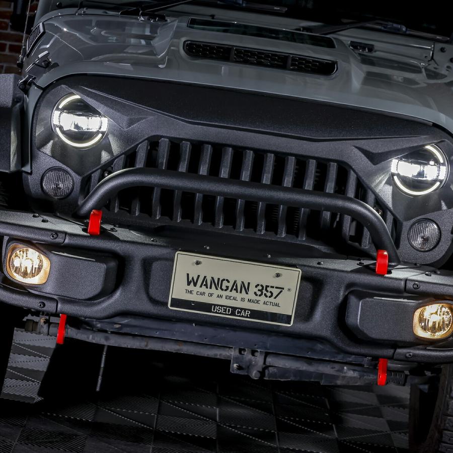 IRONBACK ラングラー JK JLスタイル LED ヘッドライト イカリング
