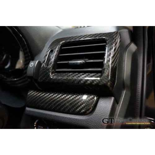 Axis parts アクシスパーツ GT ドライカーボン エアコンカバー2点