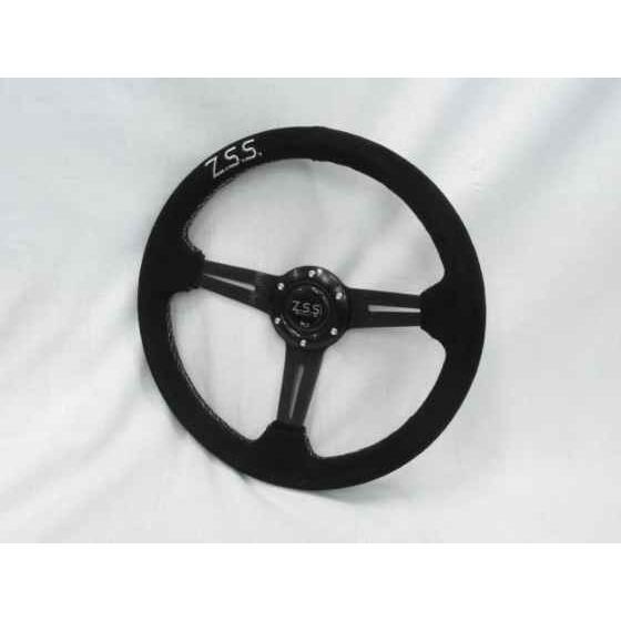 Z.S.S. フラットコーン スポーツ ステアリング Type-D3 φ350 スエード