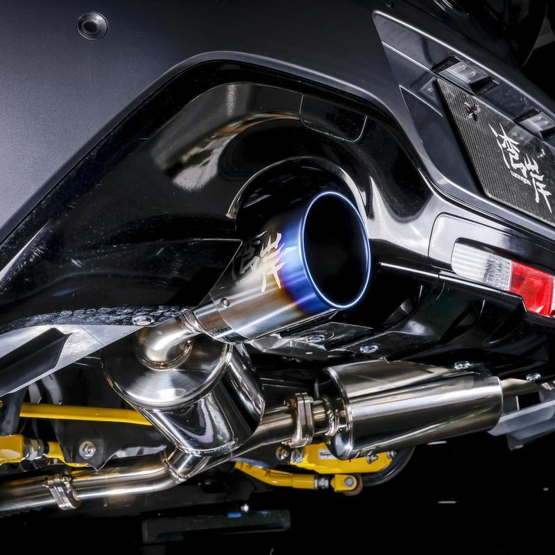 湾岸 BRZ ZD8 マフラー FA24 車検対応 3P構造 チタン製 左右出し MT AT