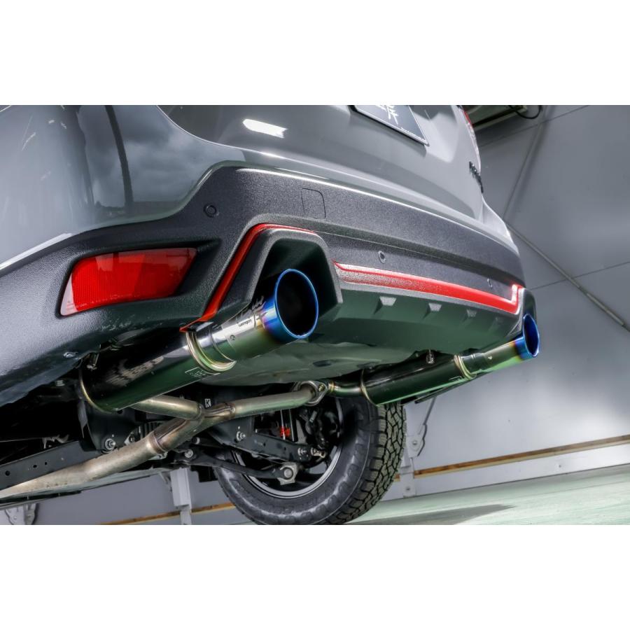 湾岸 フォレスター SK5 マフラー CB18 ターボ ワンガン 2P構成 SPORT