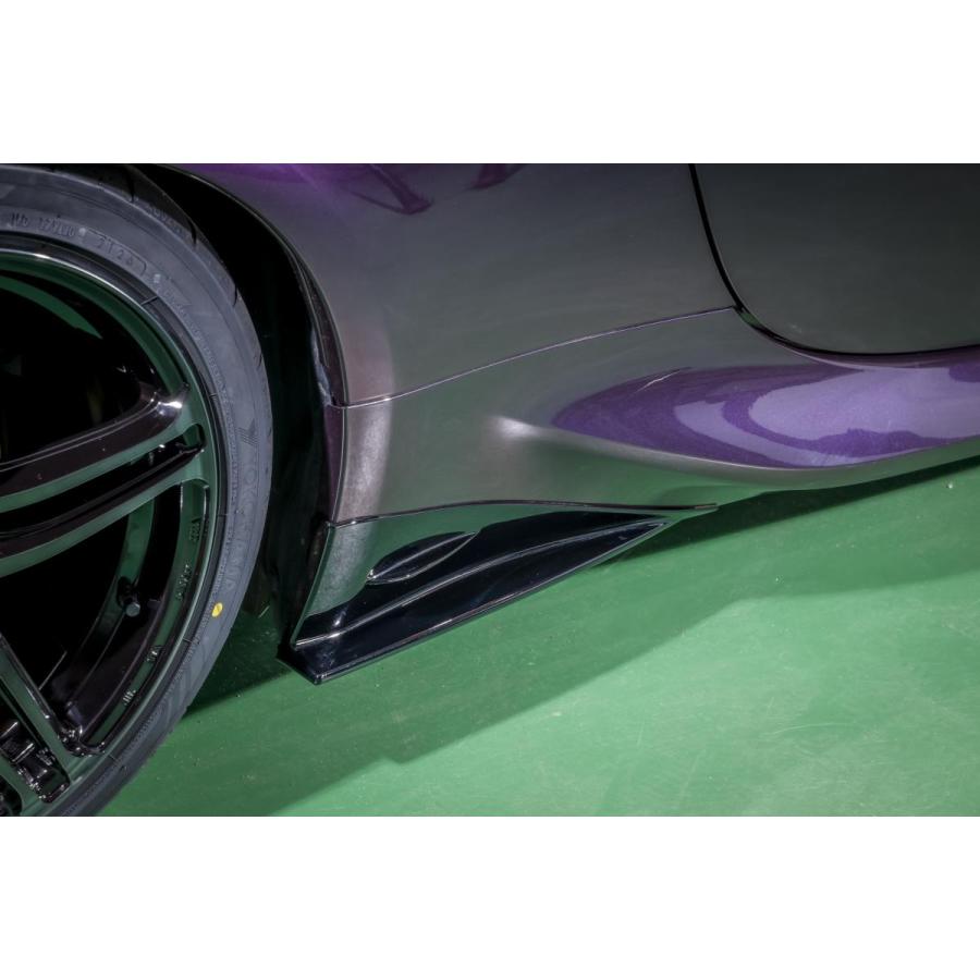 湾岸 サイドスカート BRZ ZD8 スバル 外装 エアロ グロスブラック ABS