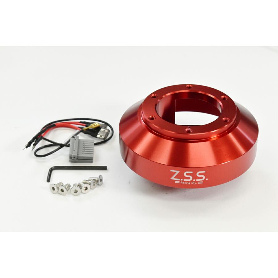 Z.S.S. ショート ステアリングボス 日産用 薄型 アルミ製 SRSエア
