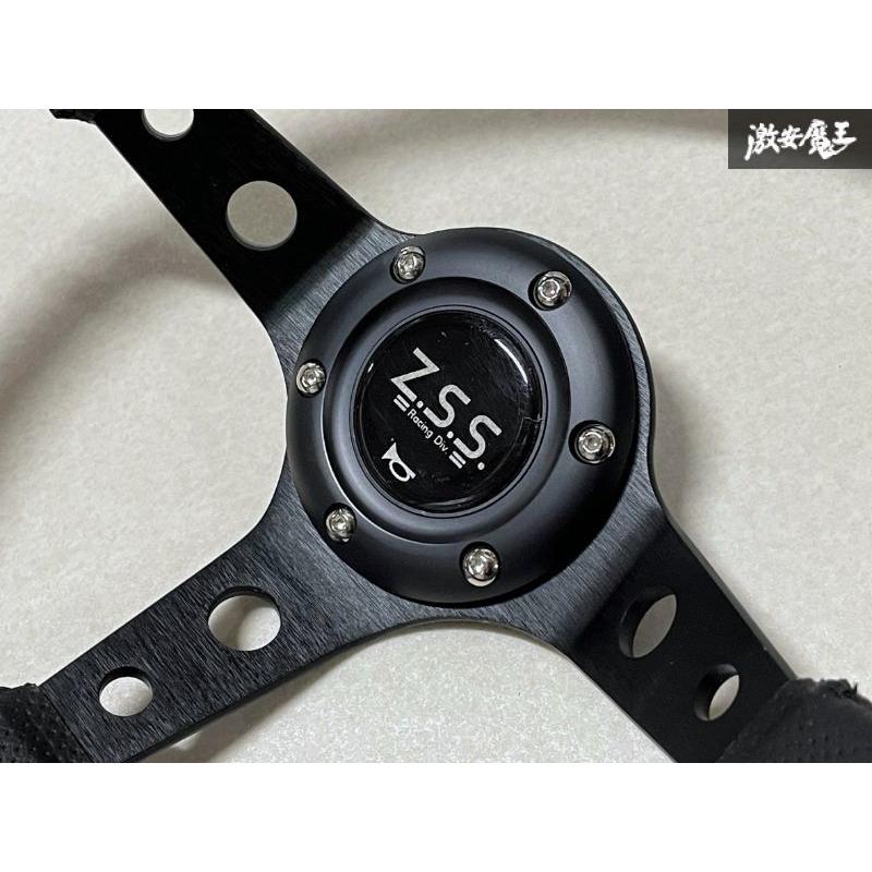 Z.S.S. ディープコーン スポーツ ステアリング 320φ 320mm パンチング