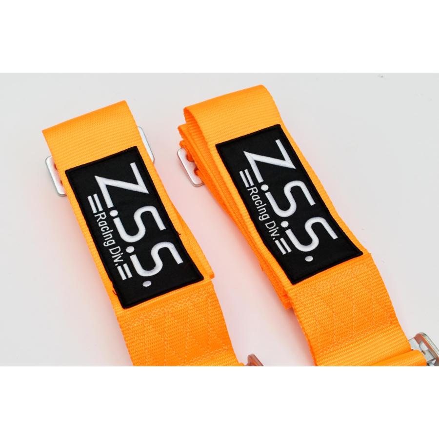 Z.S.S. Racing Div. 4点式 レーシングハーネス シートベルト ネオン