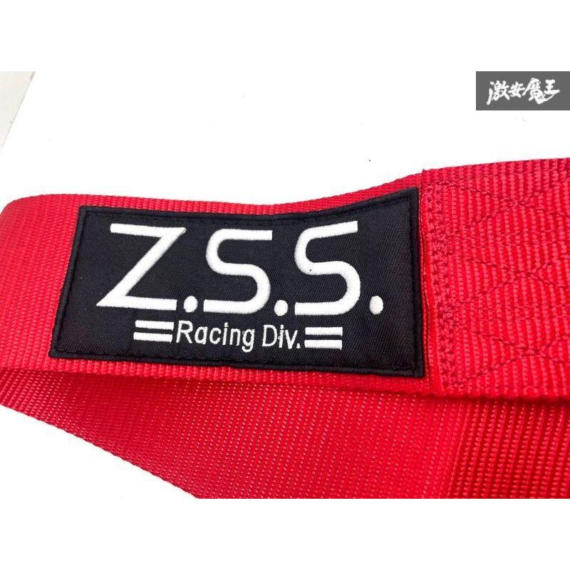 Racing　Harness　5点式　レーシングハーネス　ZSS　シートベルト　3インチ　レッド