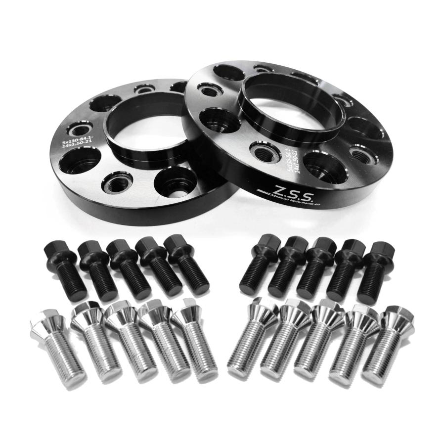 Z.S.S. AP ハブ一体型 21mm ベンツ W463A用 PCD130 5穴 5x130 84.1φ 別止め ワイドトレッド スペーサー ボルト付き W463 Gクラス ゲレンデ Benz |  | 02