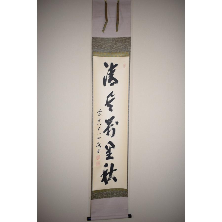 茶道具 掛軸 大徳寺 三玄院 藤井 誡堂 「清風万里秋」 掛け軸 01-5222 茶道具 掛軸 大徳寺 三玄院 藤井 誡堂 「清風万里秋」 掛け軸 01-5222