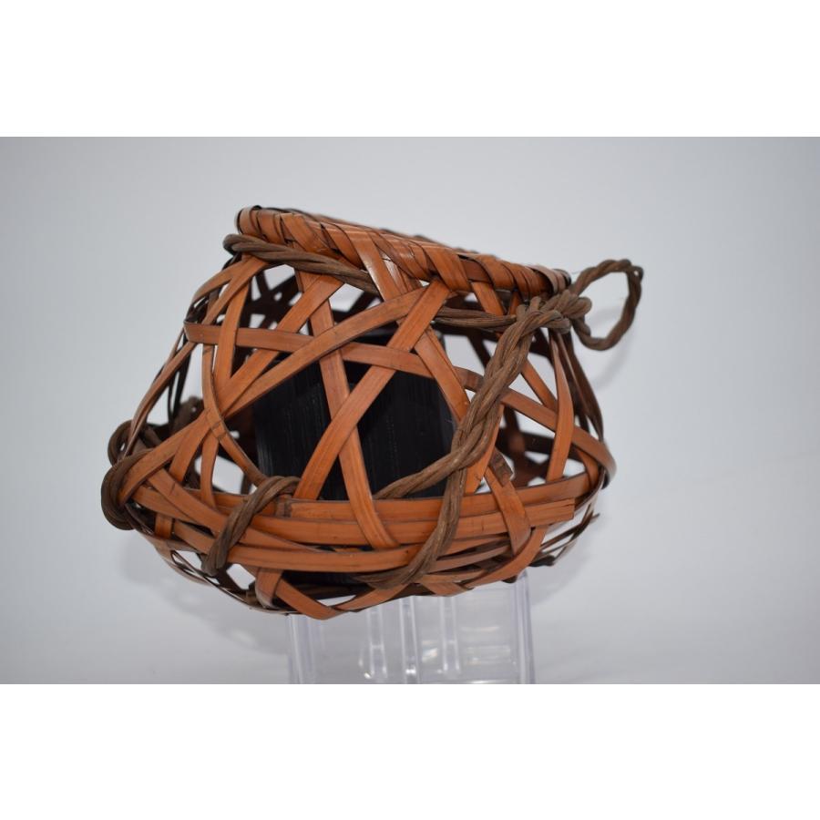 花入 染竹 洛水 籠 篭 t 花瓶 茶道 08-4002 : 月香園