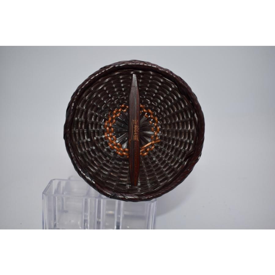 花入 染竹 寸胴 籠 篭 松雲斎 作 t 花瓶 茶道 08-4017 : 月香園