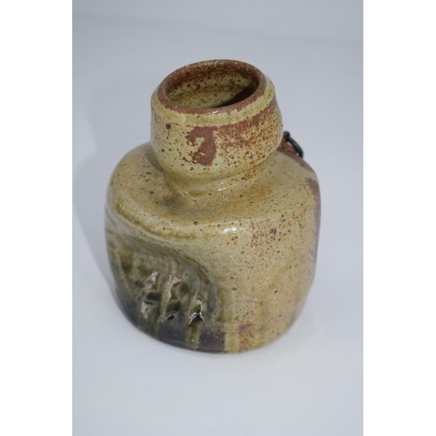 花入 信楽 蹲 西尾 彦四郎 作 花瓶 茶道 08-8401 : 月香園アウトレット