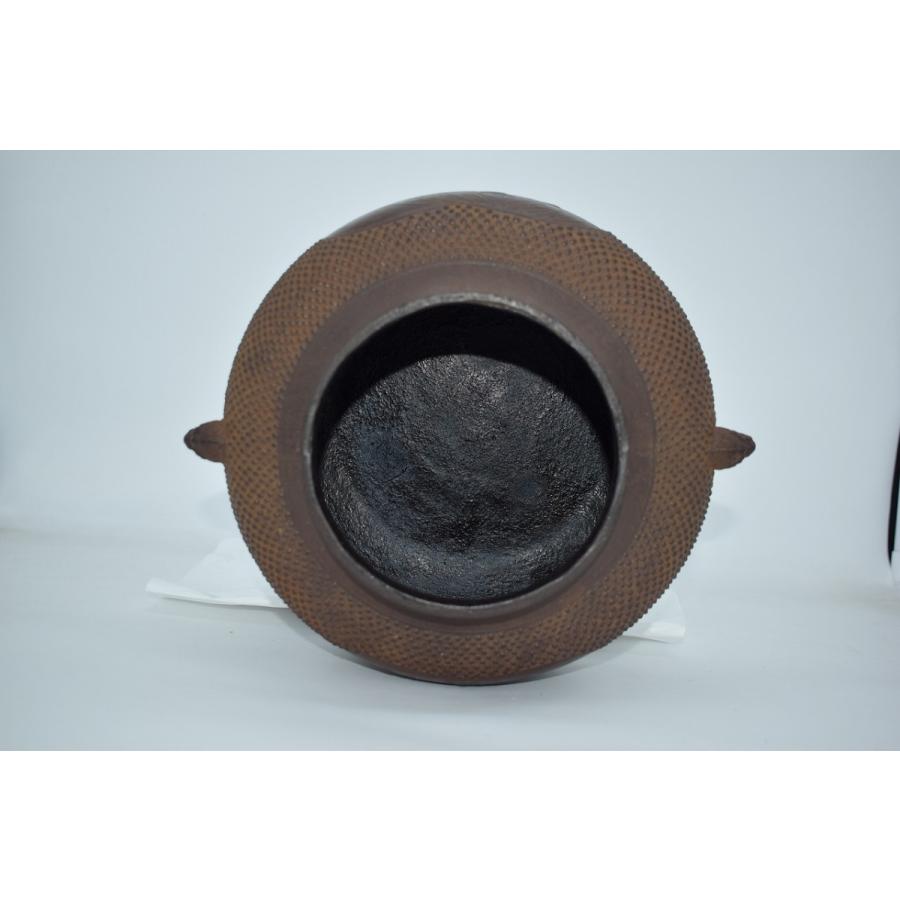 茶道具 釜 霰真形釜 松竹紋 加藤 了三 作 茶道 09-6117 : 月香園