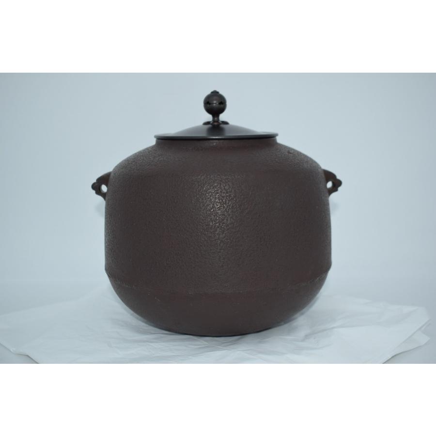 茶道具 釜 尻張釜 畠 春斎 作 茶道 09-6129 : 月香園アウトレット店