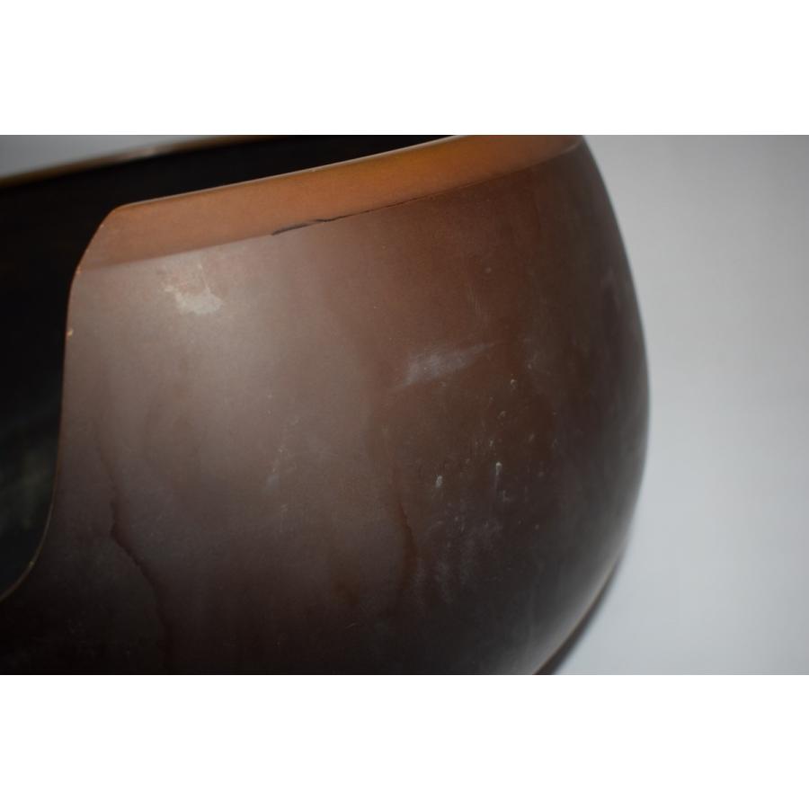 茶道具 唐銅 大西風炉 尺一.五 藤田 宗勝 作 茶道 10-3906 : 月香園
