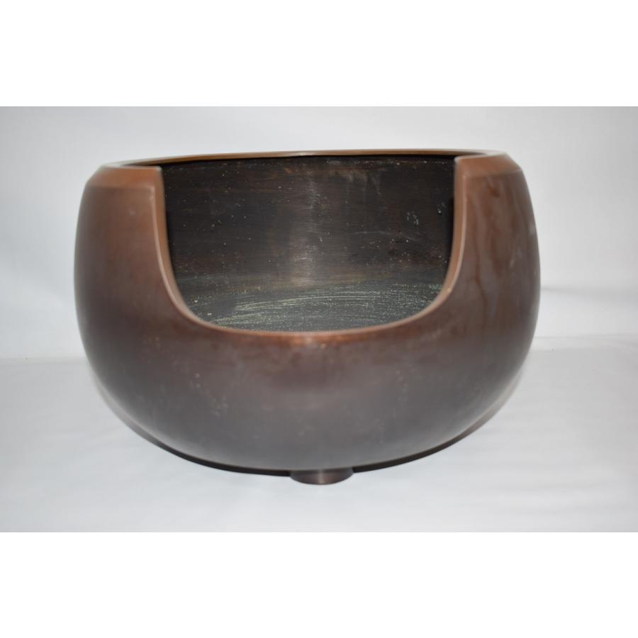 茶道具 唐銅 大西風炉 尺一.五 藤田 宗勝 作 茶道 10-3906 : 月香園