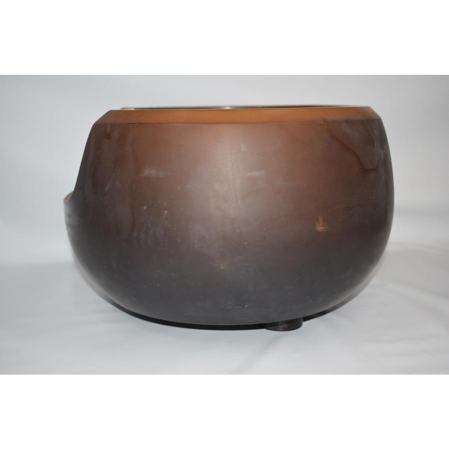 茶道具 唐銅 大西風炉 尺一.五 藤田 宗勝 作 茶道 10-3906