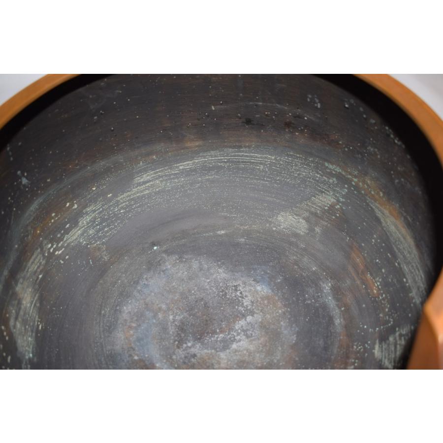 茶道具 唐銅 大西風炉 尺一.五 藤田 宗勝 作 茶道 10-3906 : 月香園