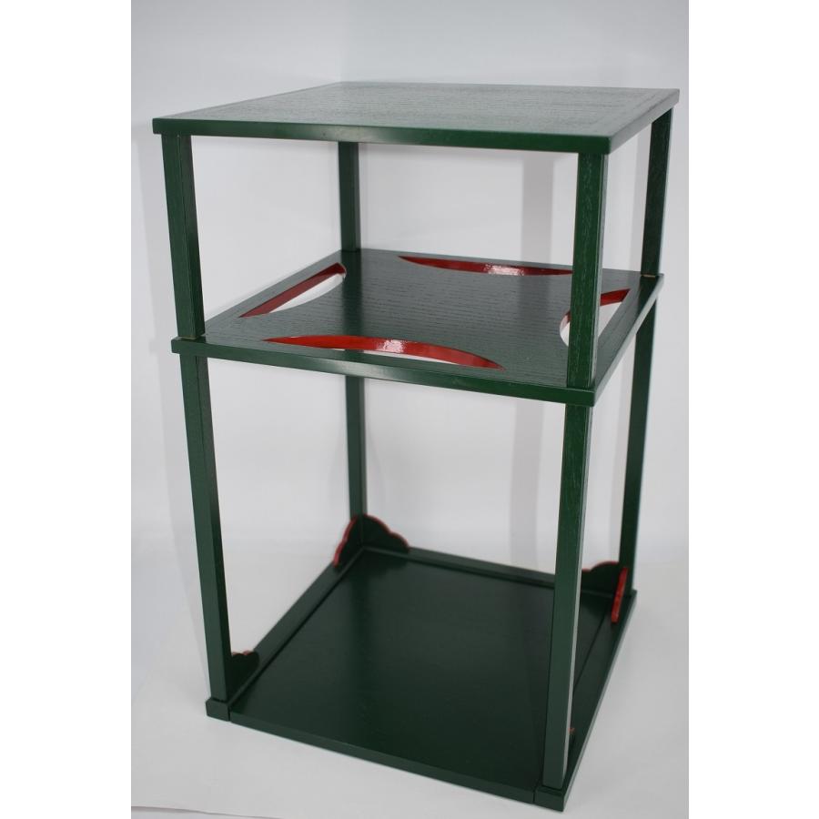 白竹丸卓台子而妙斎好田原一斎作組み立て式茶道具