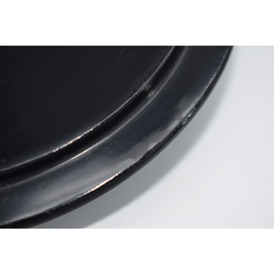 茶道具 塗蓋 水指 一文字蓋 (17) 径12.7cm 茶道 :14-4217:月香園アウトレット店 通販 水指蓋 くぼみ型 塗蓋