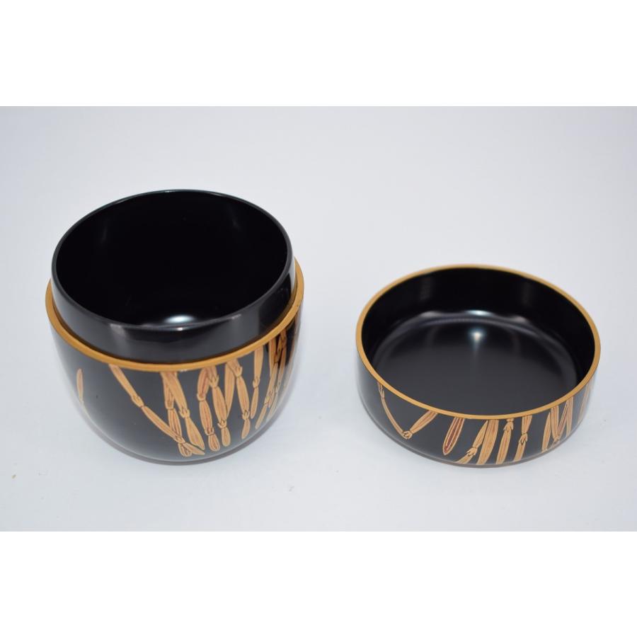 茶道具 木賊蒔絵 大棗 前端 春斎 作 茶道 17-4502 : 月香園