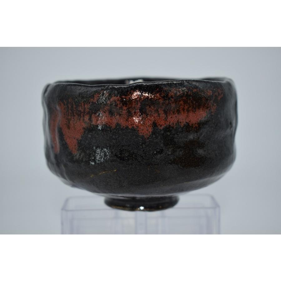 茶道具 抹茶茶碗 黒楽 佐々木 松楽 作 茶道 18-4402 : 月香園